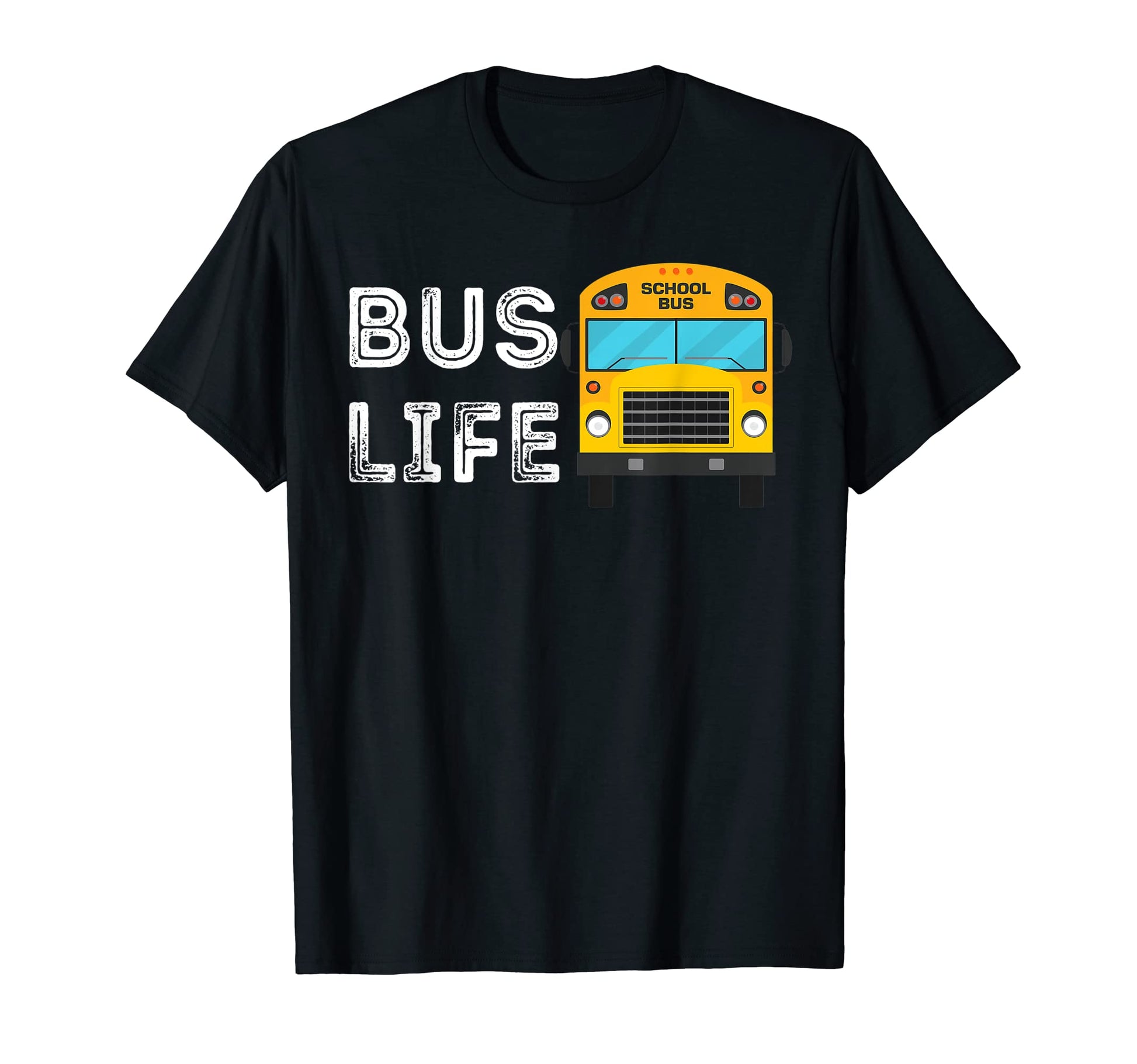 Cool Bus Life Graphic T-Shirt for School Bus Driving Lovers