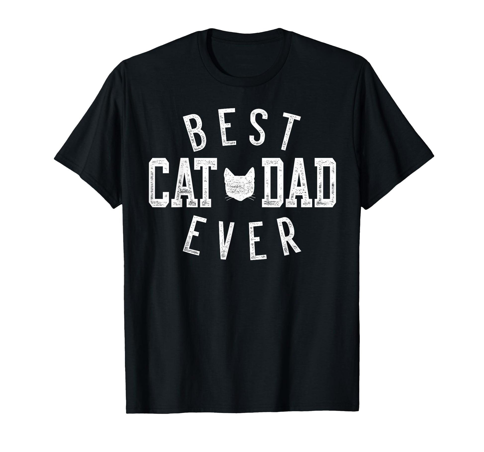 Funny Cat Dad T-Shirt - Best Cat Dad Ever Gift for Father's Day or Birthday