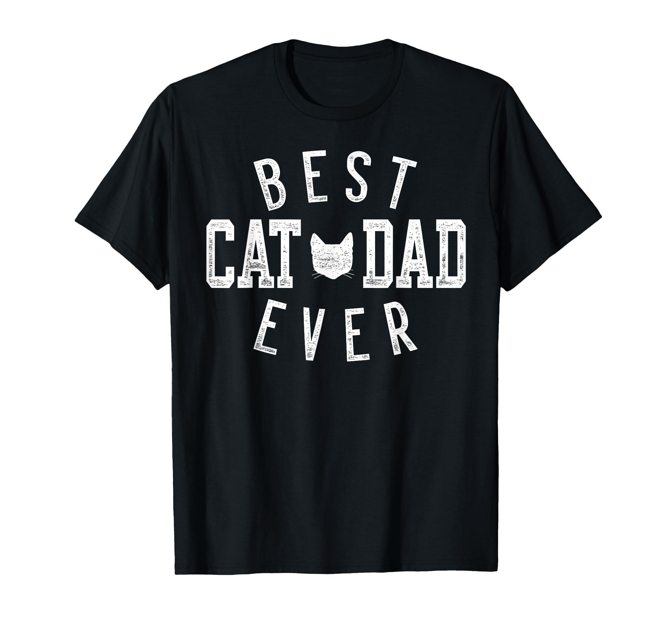 Funny Cat Dad T-Shirt - Best Cat Dad Ever Gift for Father's Day or Birthday