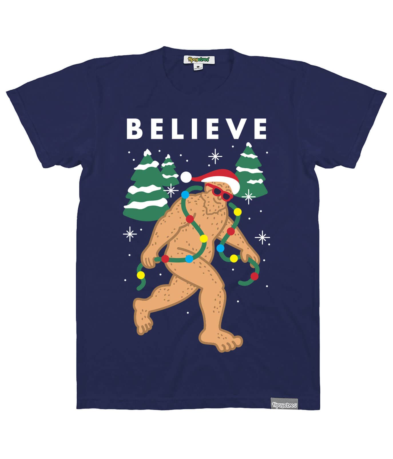 Festive Cartoon Creature T-Shirt - Hilarious Xmas Shirt for Ugly Christmas Sweater Party