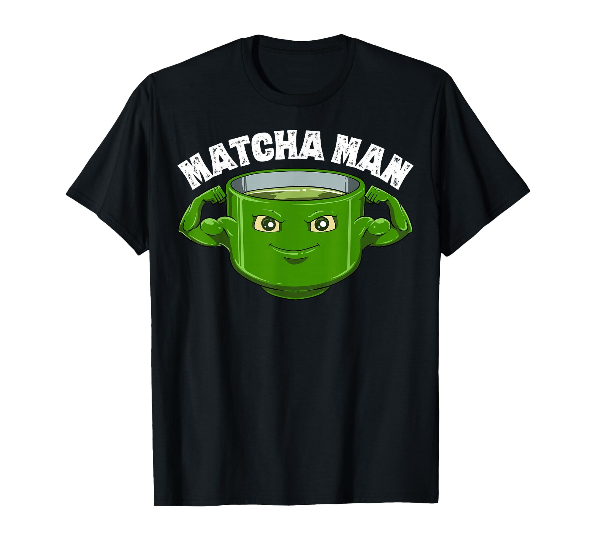 Funny Matcha Man Cartoon T-Shirt for Matcha Lovers - Perfect Gift for Tea Enthusiasts