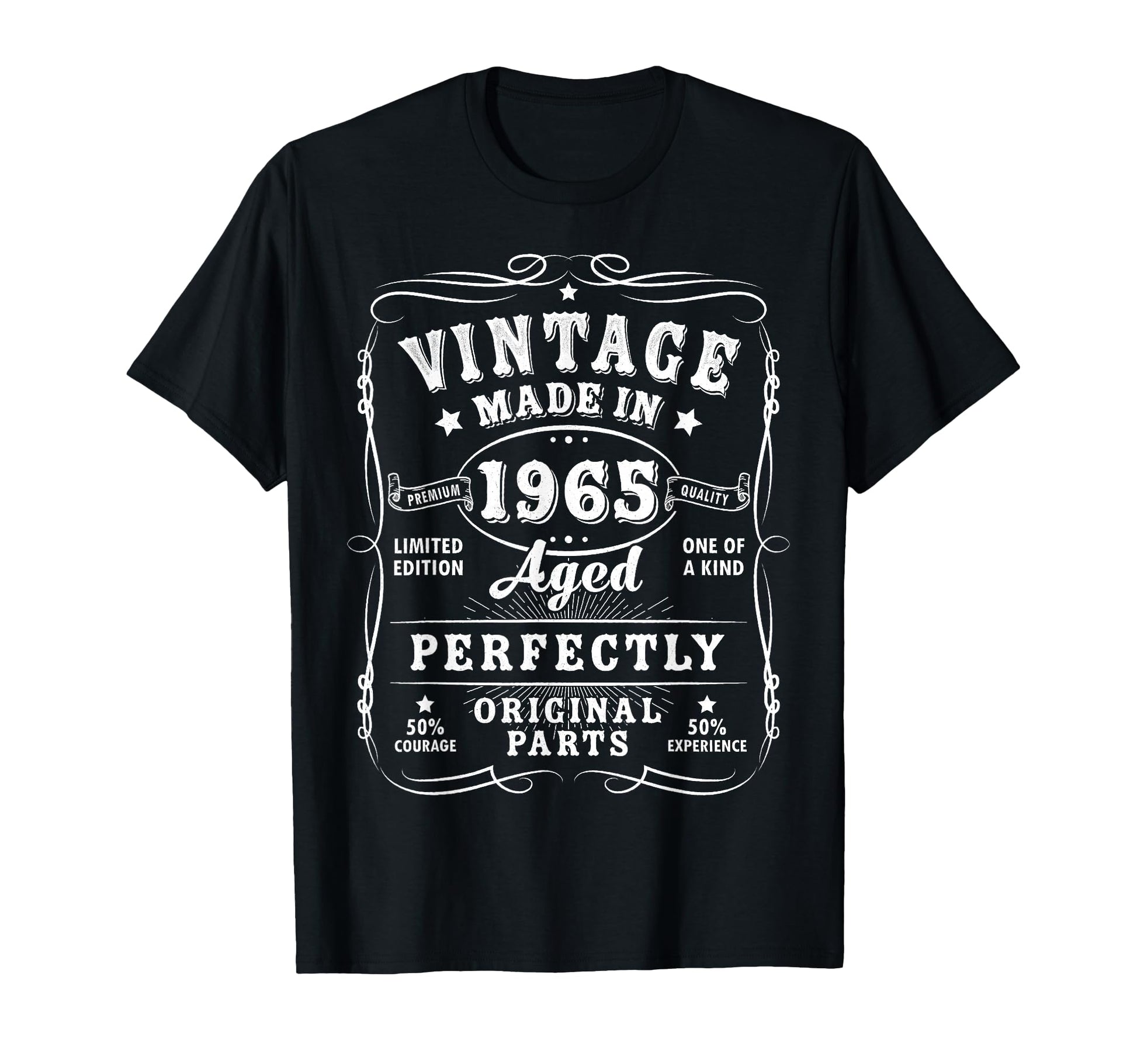 Vintage 60th Birthday T-Shirt for Men, Limited Edition 1965 Design, Perfect for Celebrating Milestones