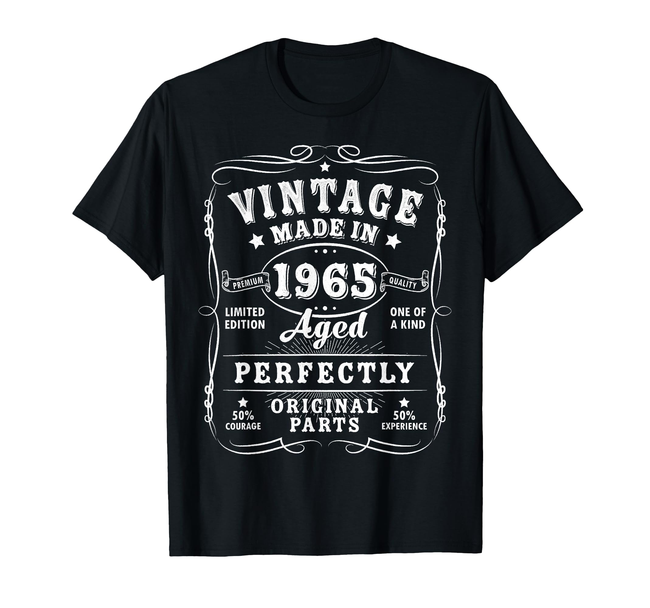 Vintage 60th Birthday T-Shirt for Men, Limited Edition 1965 Design, Perfect for Celebrating Milestones