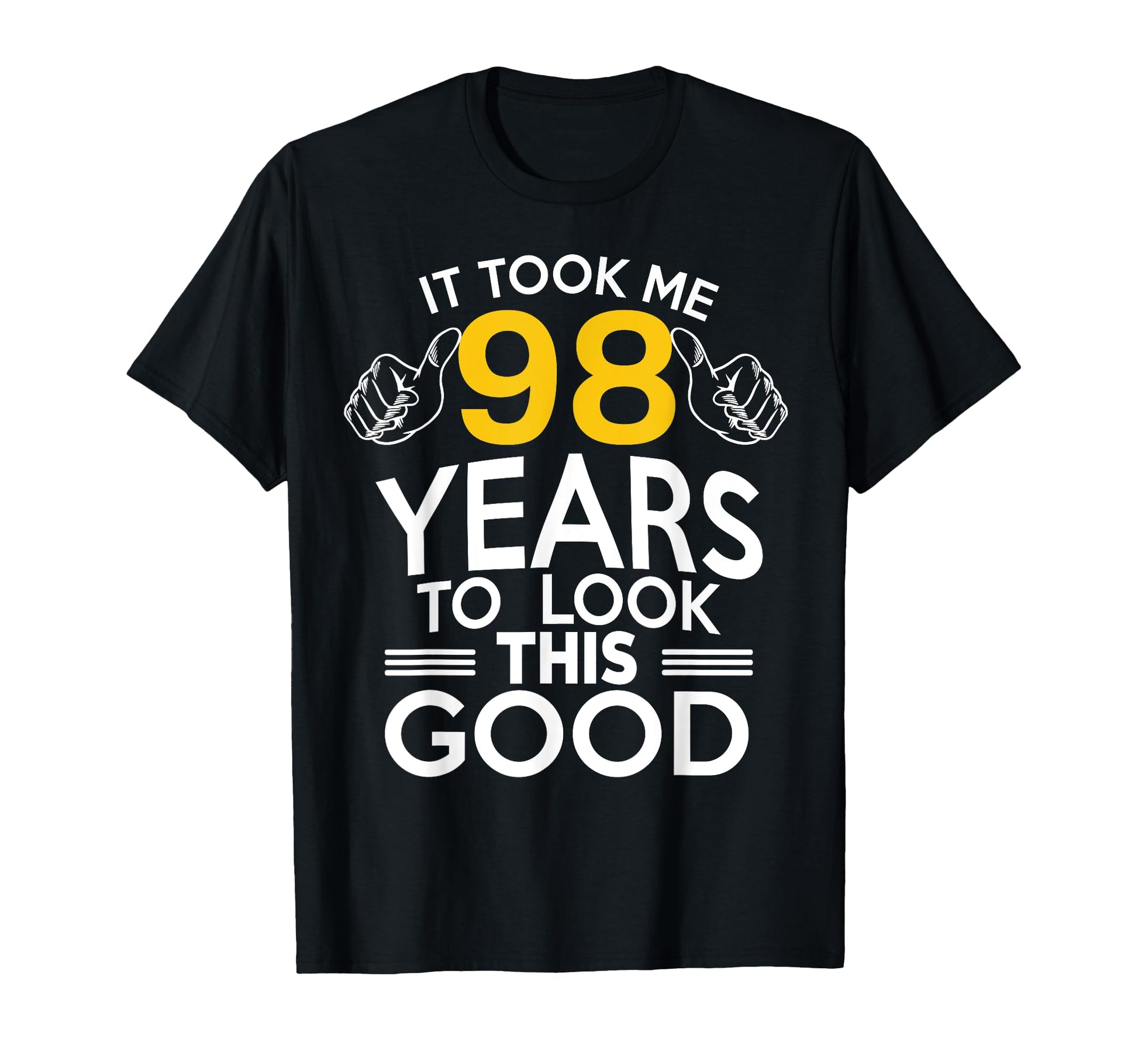 Fun 98 Years Old Celebration T-Shirt - Bold Design for Milestone Birthdays