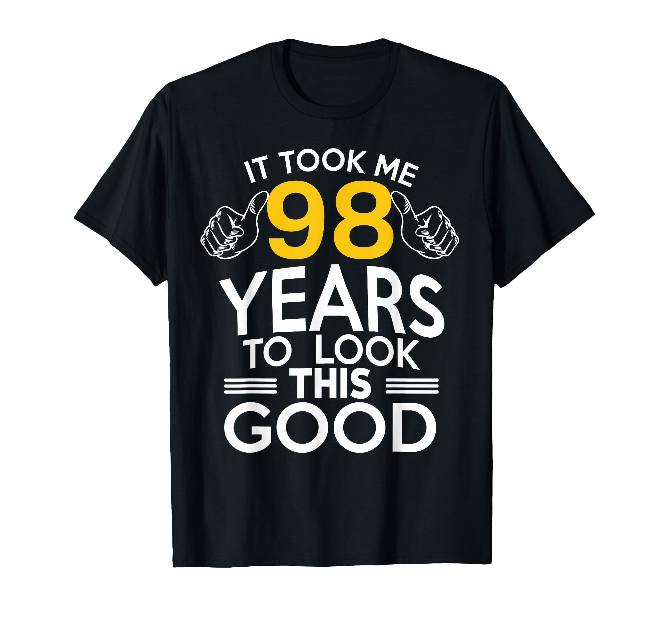 Fun 98 Years Old Celebration T-Shirt - Bold Design for Milestone Birthdays