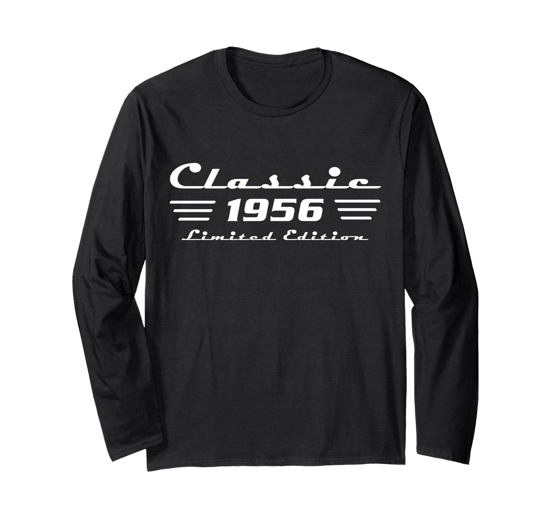 Classic 70th Birthday Long Sleeve T-Shirt for Men - Vintage 1956 Celebration Design