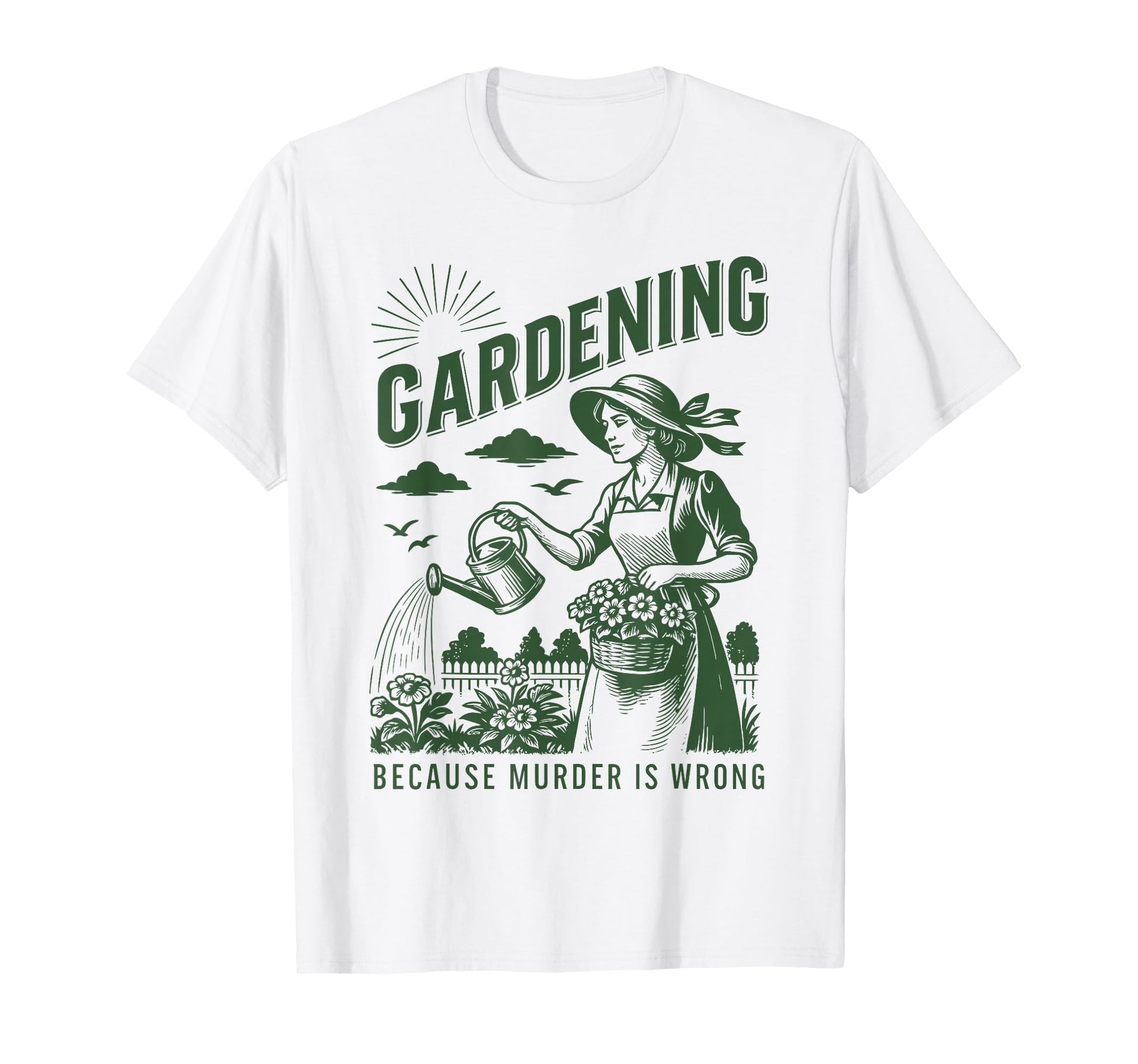 Humorous Gardener Plant Lover T-Shirt for Stress Relief & Relaxation