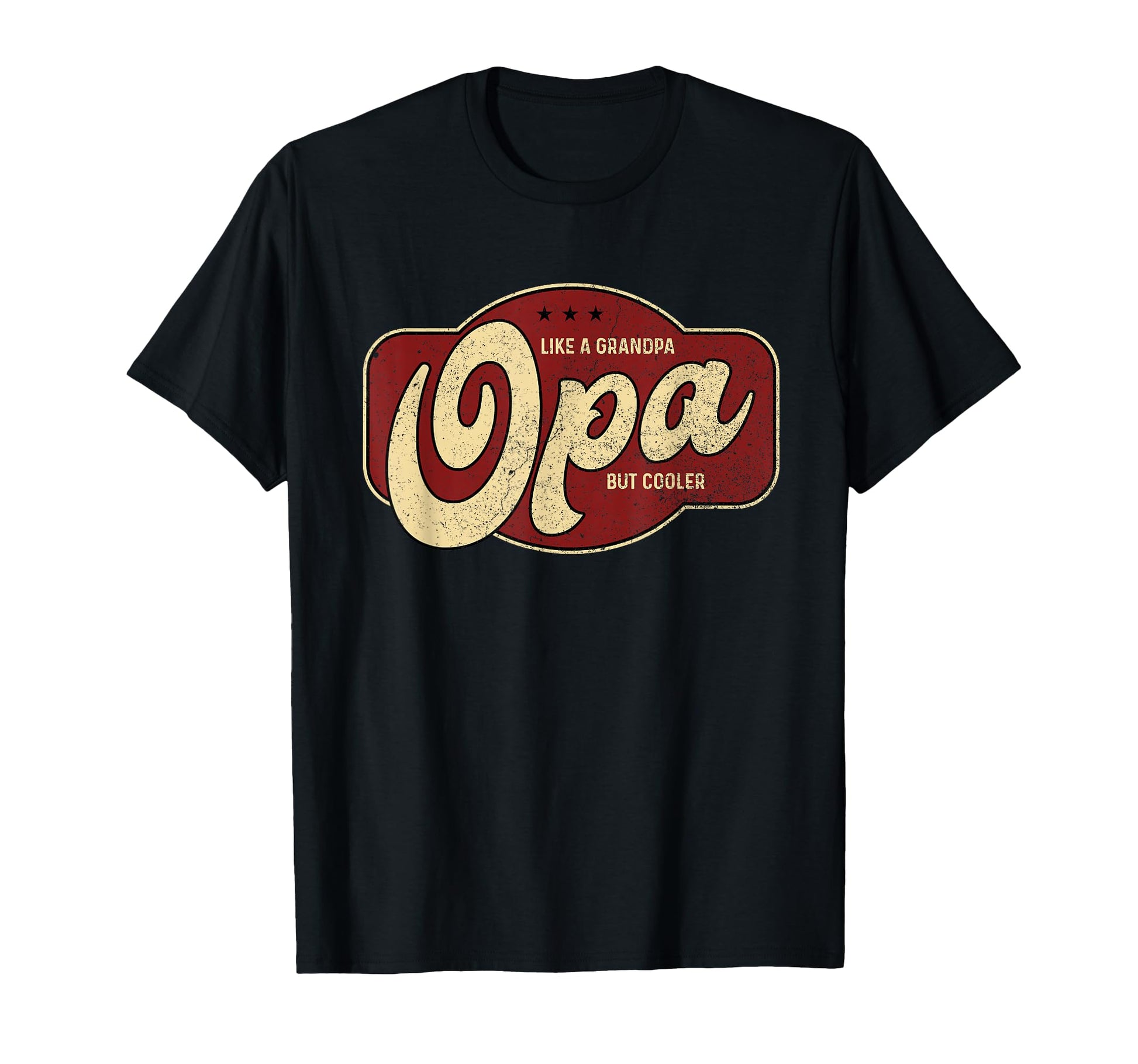 Vintage Opa Like a Grandpa but Cooler Graphic T-Shirt for Fun Family Gatherings