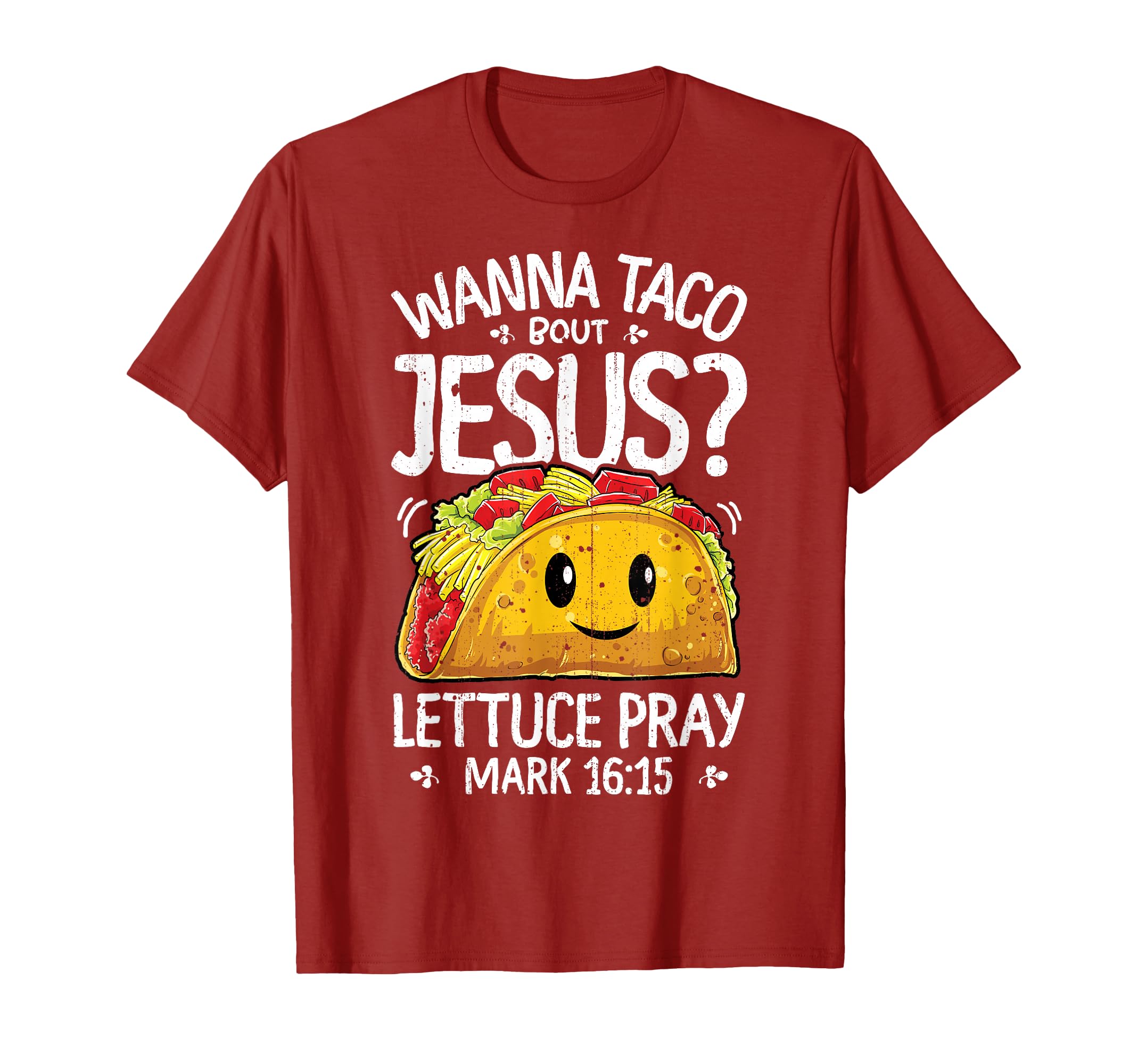 Cheerful Taco Graphic T-Shirt for Cinco de Mayo Celebrations and Christian Faith