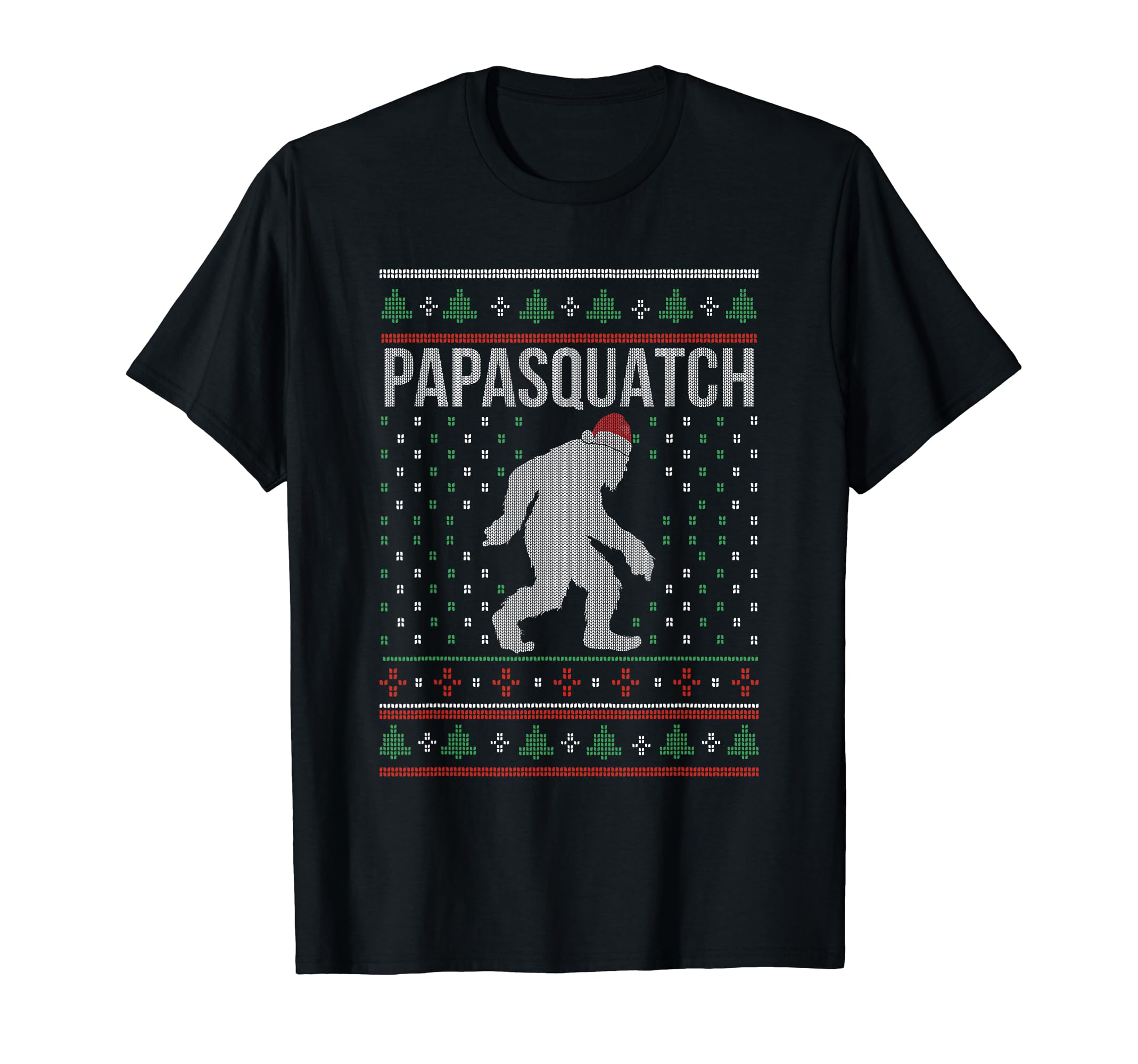 Festive Bigfoot Christmas Tree T-Shirt for Sasquatch Lovers and Family Gatherings