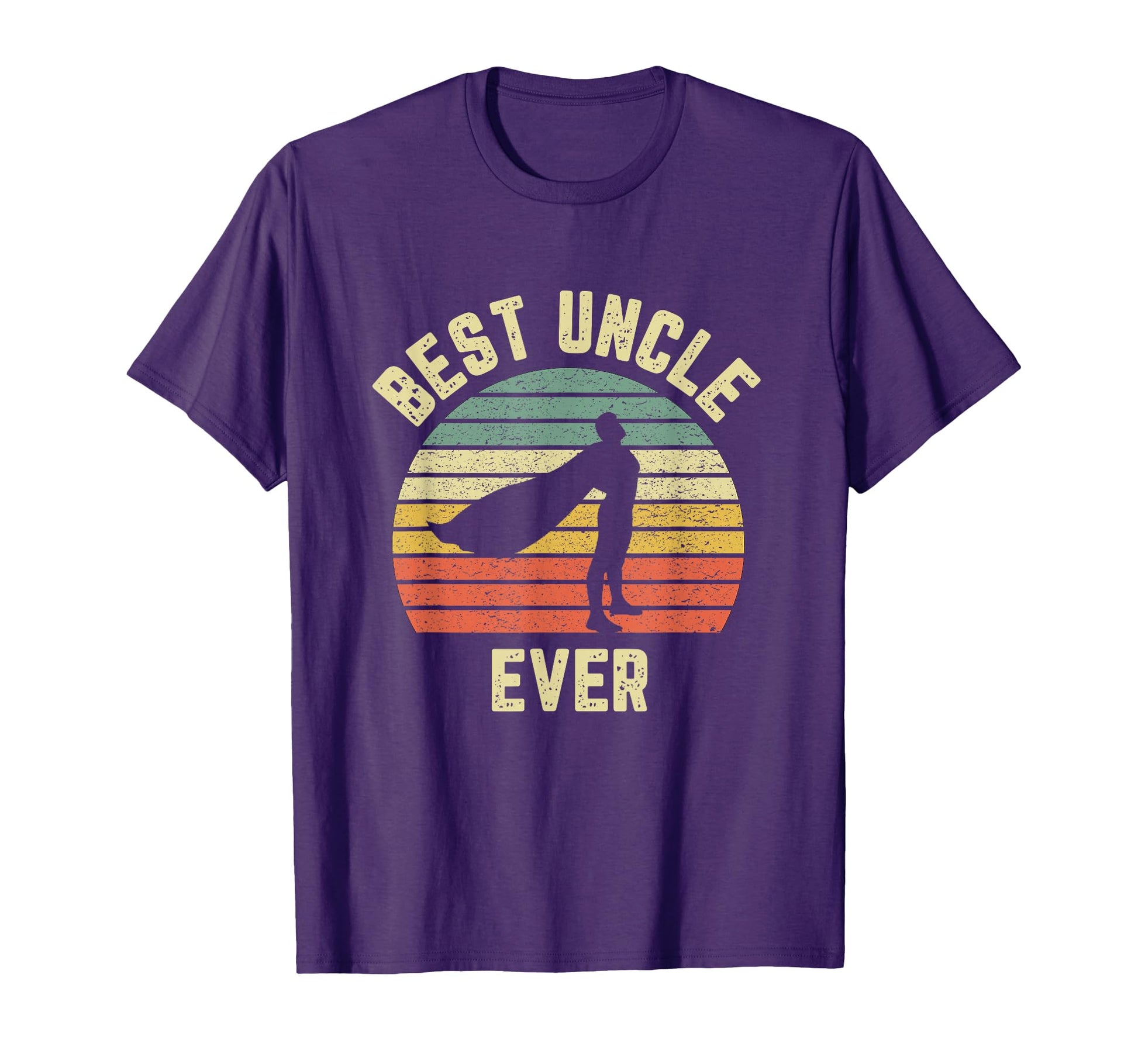 Vintage Superhero Design T-Shirt for Best Uncle Ever Gift Idea
