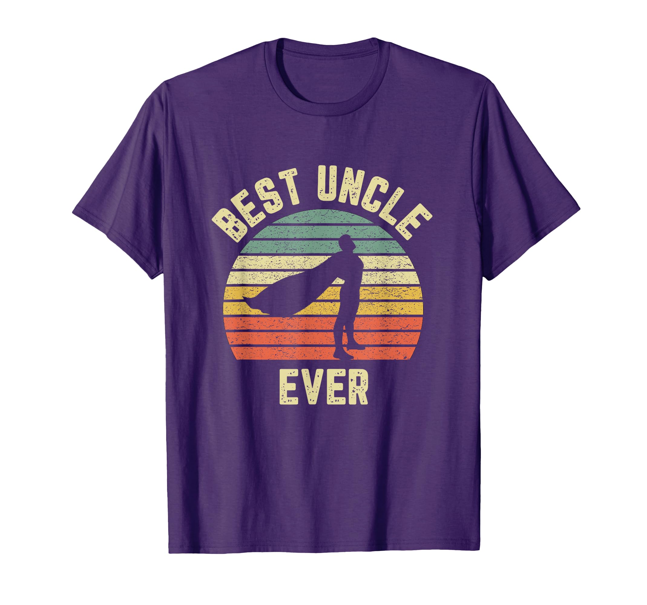 Vintage Superhero Design T-Shirt for Best Uncle Ever Gift Idea