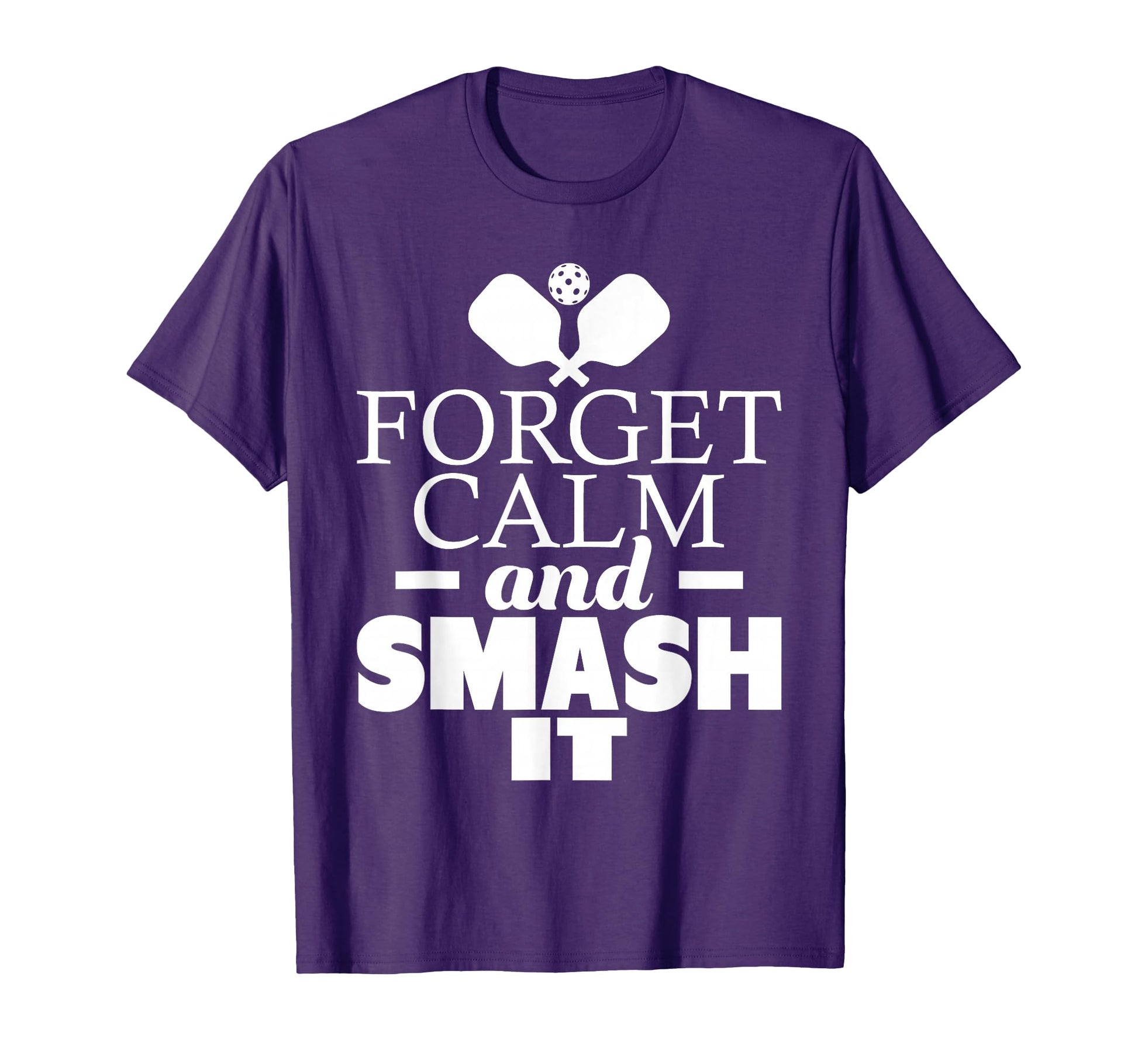 Funny Purple Pickleball Player T-Shirt - Smash It with Style and Humor