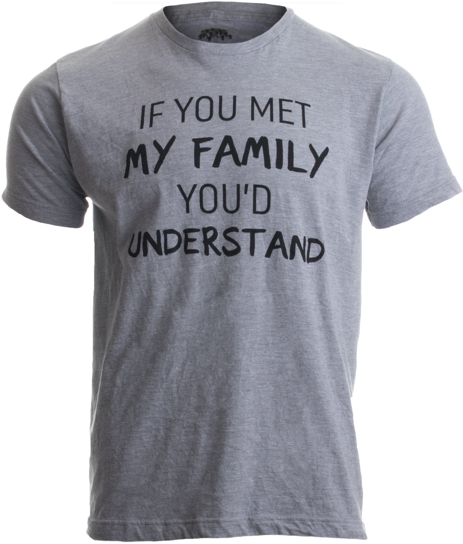 Comfortable Grey Short-Sleeve Black Text Graphic T-Shirt for Everyday Casual Style