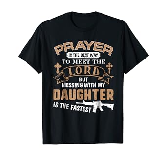 Proud Daddy Daughter Faith T-Shirt - Loving Father's Day Gift for Dads