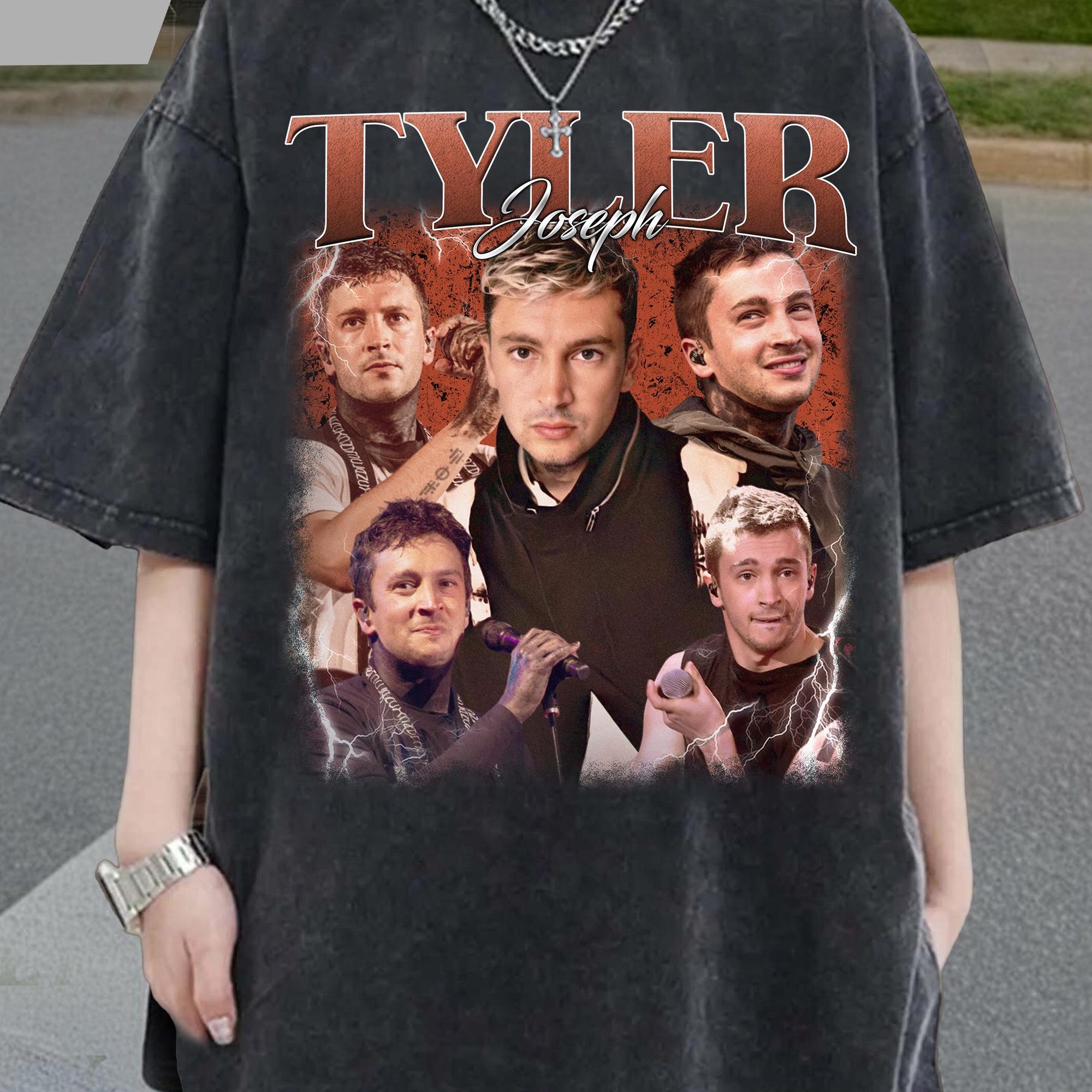 Tyler Joseph Vintage T-Shirt | 90s Retro Music Tee for Unisex | Unique Gift for Him and Her